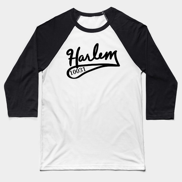 Code Harlem Baseball T-Shirt by Duendo Design